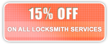 15% off on all locksmith services